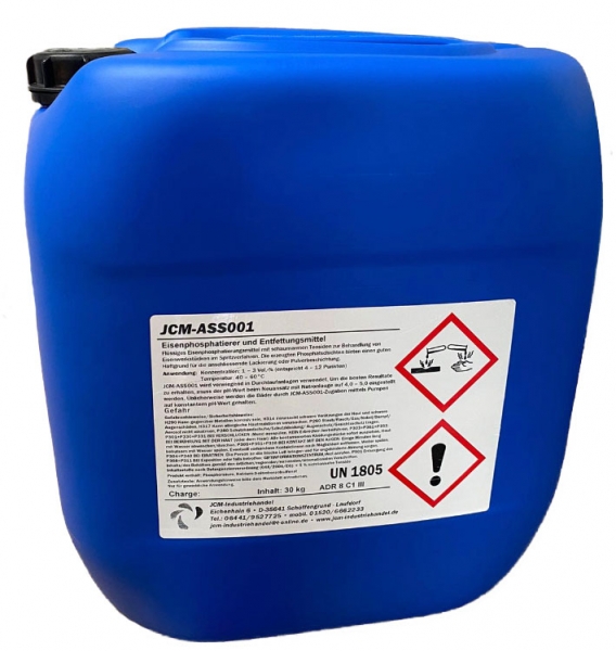 JCM ASS001 Eisenphosphatierung/Entfettungsmittel  30 Liter